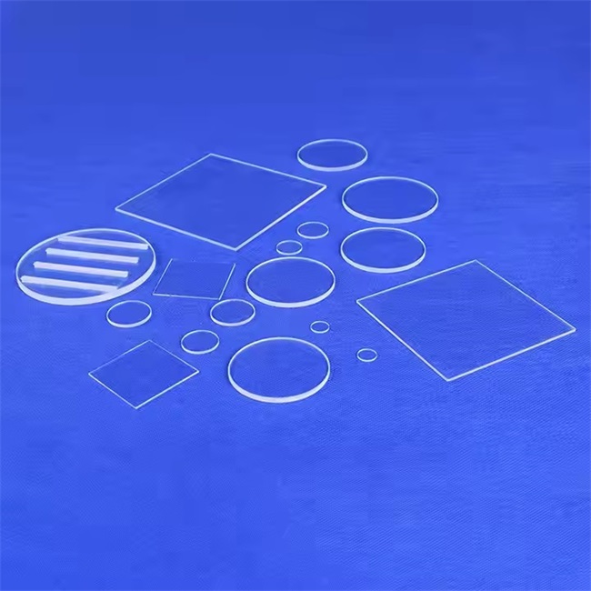 3-300mm acid alkali resistant quartz glass window plate لوحة نافذة من زجاج الكوارتز المقاوم للأحماض والقلويات 3-300 مم