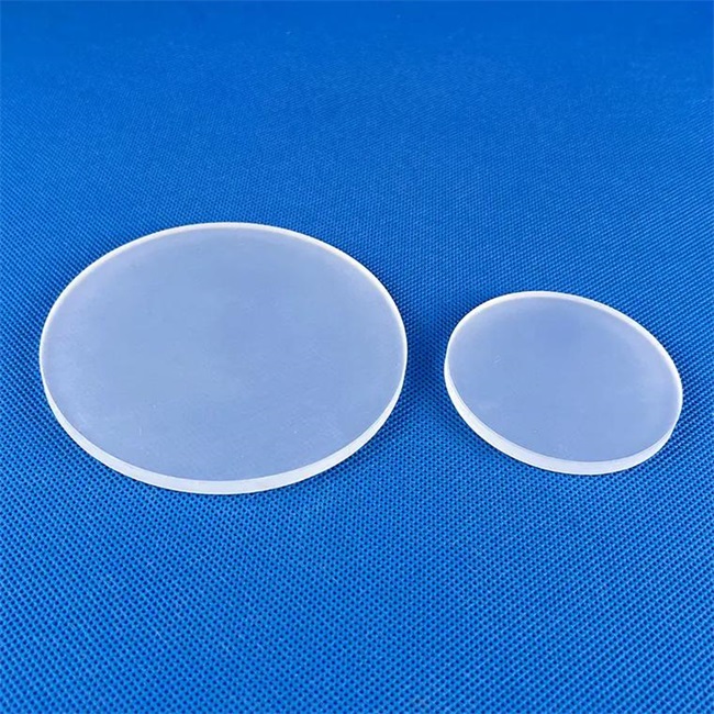 Polished quartz glass lens price Prix des lentilles en verre de quartz poli