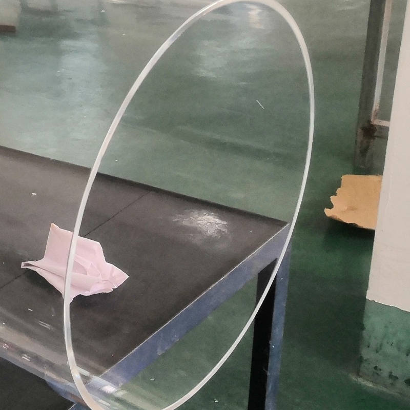 Waste gas incineration device quartz tube Tubo de quartzo do dispositivo de incineração de gases residuais