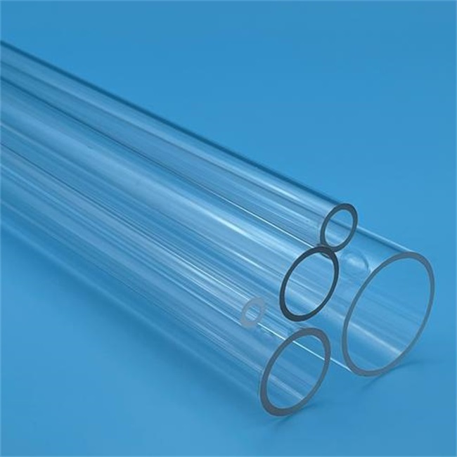 Laser application of fused silica glass tube Laseranwendung einer Quarzglasröhre