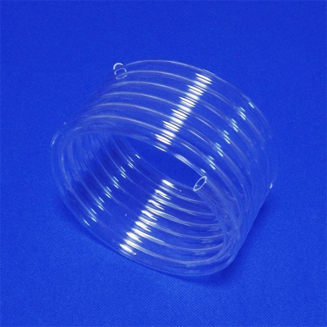 200mm transparent quartz spiral tube seller 200mm 투명 석영 나선형 튜브 판매자