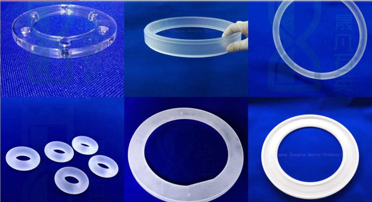 quartz flange flangia in quarzo