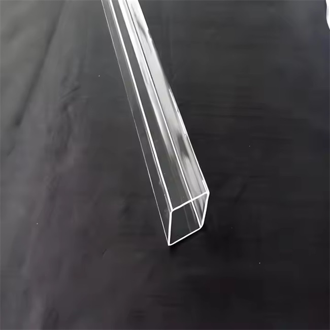 Cylinder quartz glass tube Zylinderförmiges Quarzglasrohr