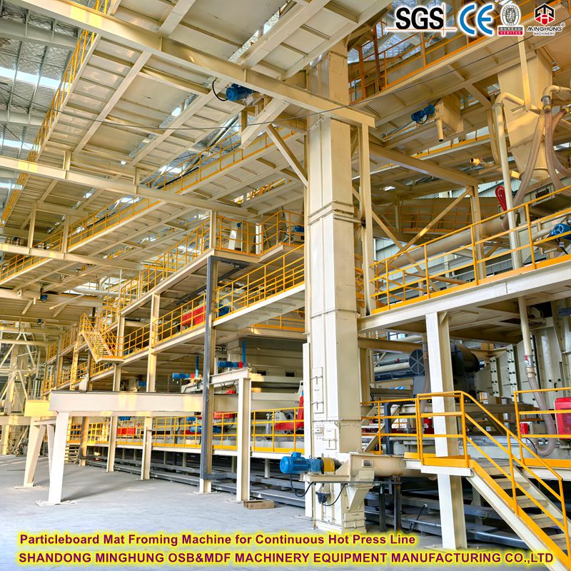 Particleboard Mat Fromer Machine for Continuous Hot Press Line ПДЧ Mat Fromer машина