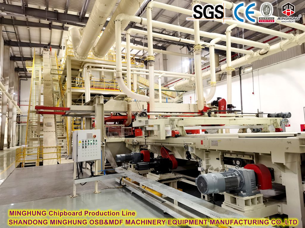 MINGHUNG Chipboard Production Line MINGHUNG চিপবোর্ড উত্পাদন লাইন