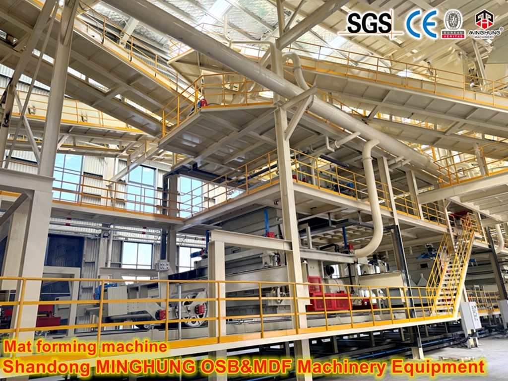 Mat forming machine آلة تشكيل الحصيرة لـ OSB PB MDF