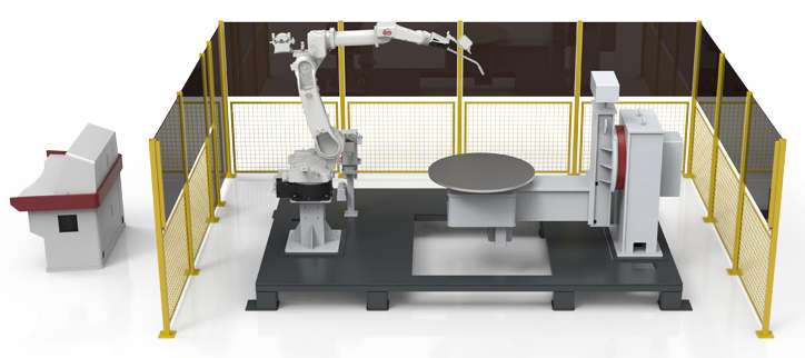 robot de soudage avec positionneur L