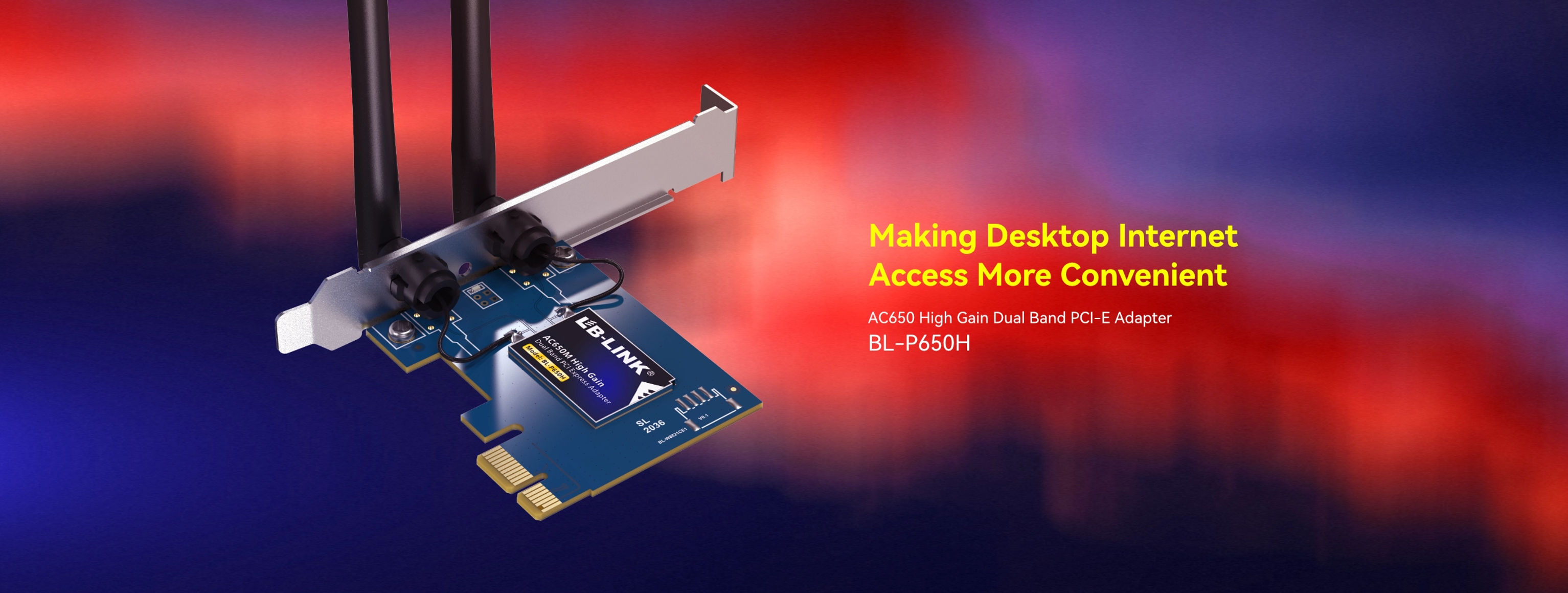 P650H AC650 650M dvopojasni PCIe WiFi adapter 2024-06-26 142329