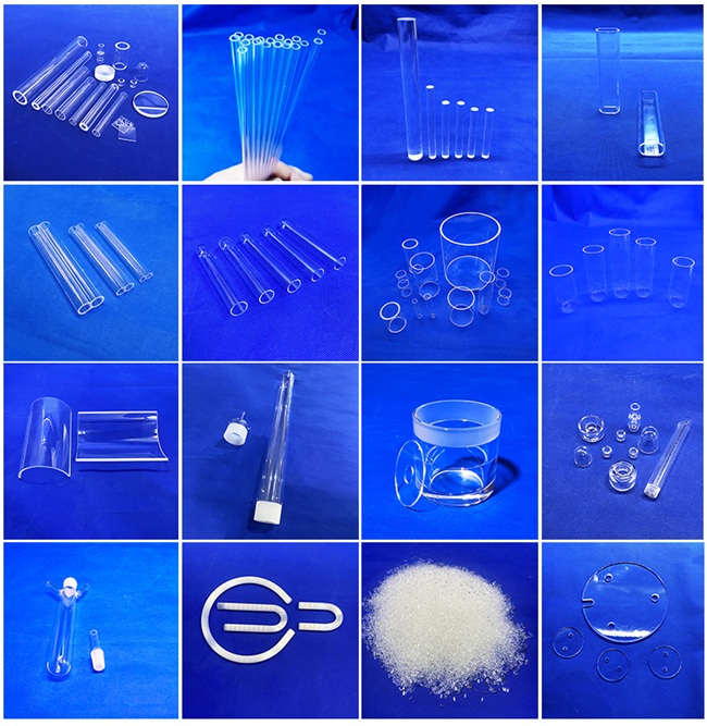 High-purity quartz tube أنبوب كوارتز عالي النقاء