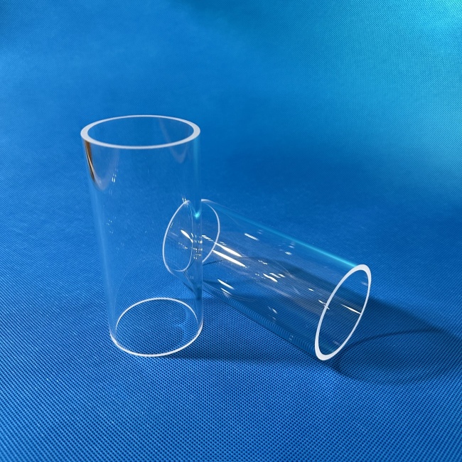 Customized infrared heat resistant quartz glass tube Tubo de vidrio de cuarzo resistente al calor infrarrojo personalizado