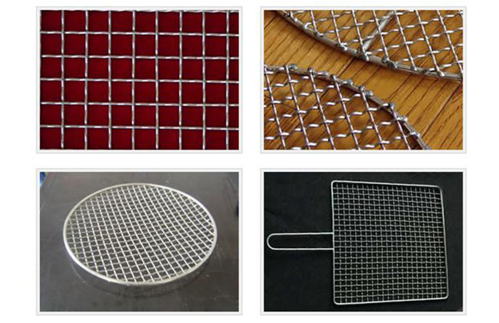 Pre-Crimped Barbecue Grill Netting Rete per barbecue pre-crimpata