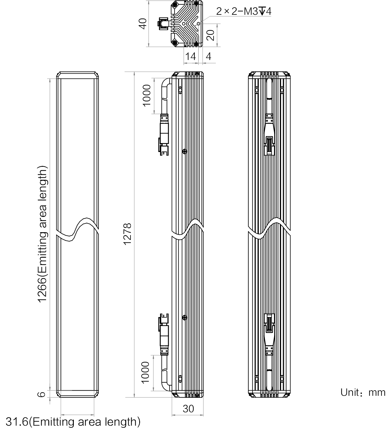 MV-LLDS-H-1400-40-IR850 МВ-ЛЛДС-Х-1400-40-ИР850