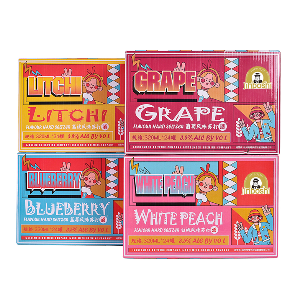 330ml Pre-Mixed Hard Seltzer vodka flavored Cocktail Drink 330 毫升预混合硬苏打水伏特加味鸡尾酒饮料