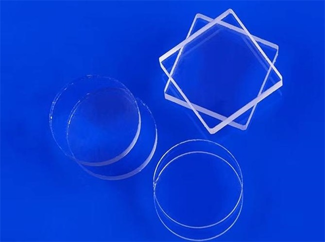 High strength and wear resistant quartz glass plate لوحة زجاجية كوارتز عالية القوة ومقاومة للتآكل