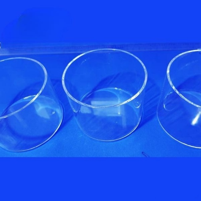 Cylindrical enclosed quartz tube supplier Lieferant von zylindrischen Quarzrohren