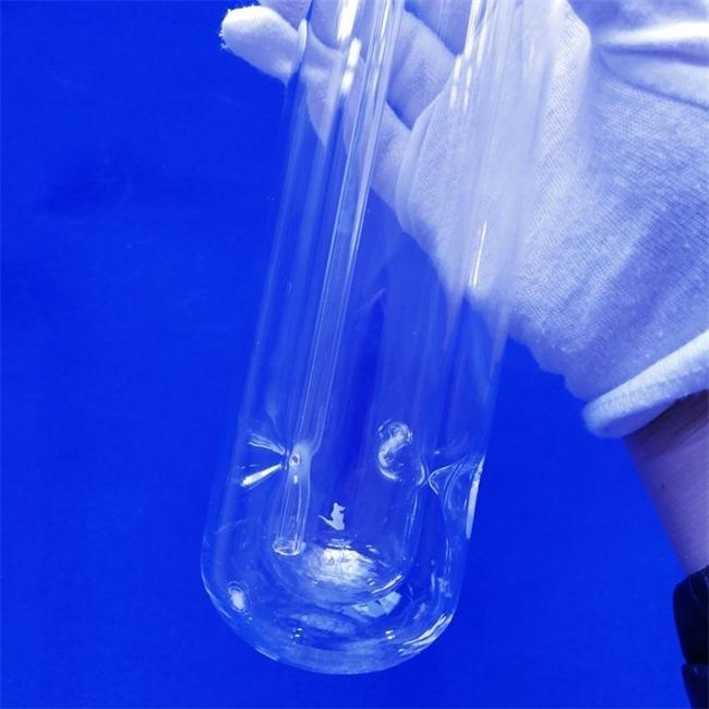 Transparent chemical reaction quartz distillation bottle supplier المورد زجاجة تقطير الكوارتز التفاعل الكيميائي الشفاف