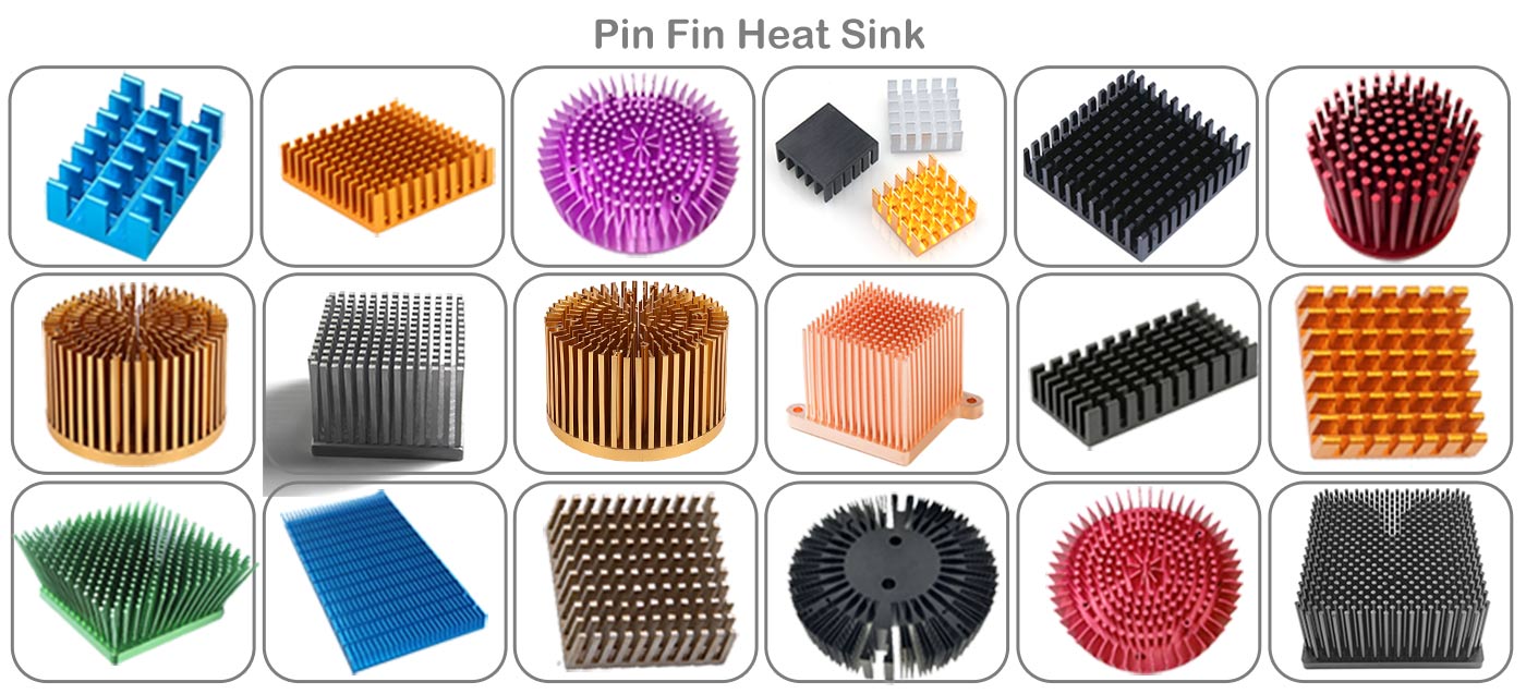 Pin-Fin-Heat-Sink Dissipatore di calore Pin-Fin