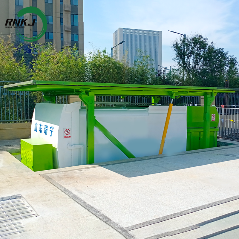 Underground Garbage Compactor Подземный уплотнитель мусора