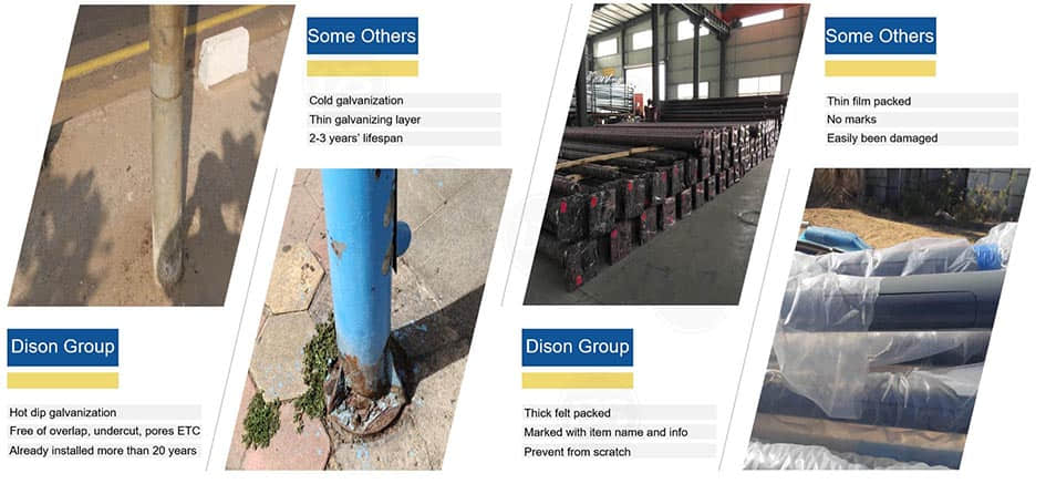 DS-TLP1 Hot Dipped Galvanized Traffic Light Pole, Signal Light Pole From China Manufacturer (3) DS-TLP1 varmgalvaniseret trafiklysstang, signallysstang fra Kina-producent (3)