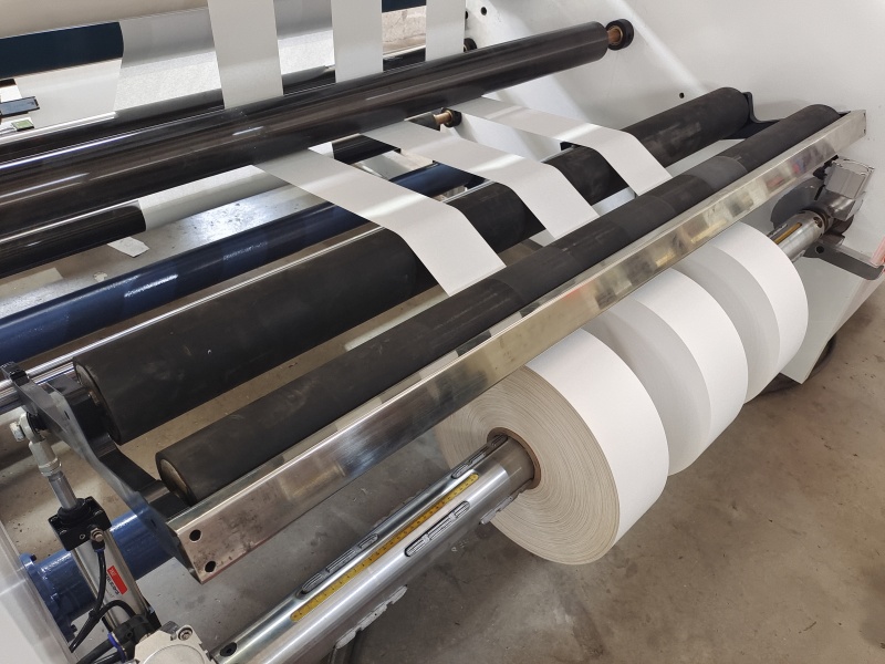 slitting machine slitting effect اثر برش دستگاه برش