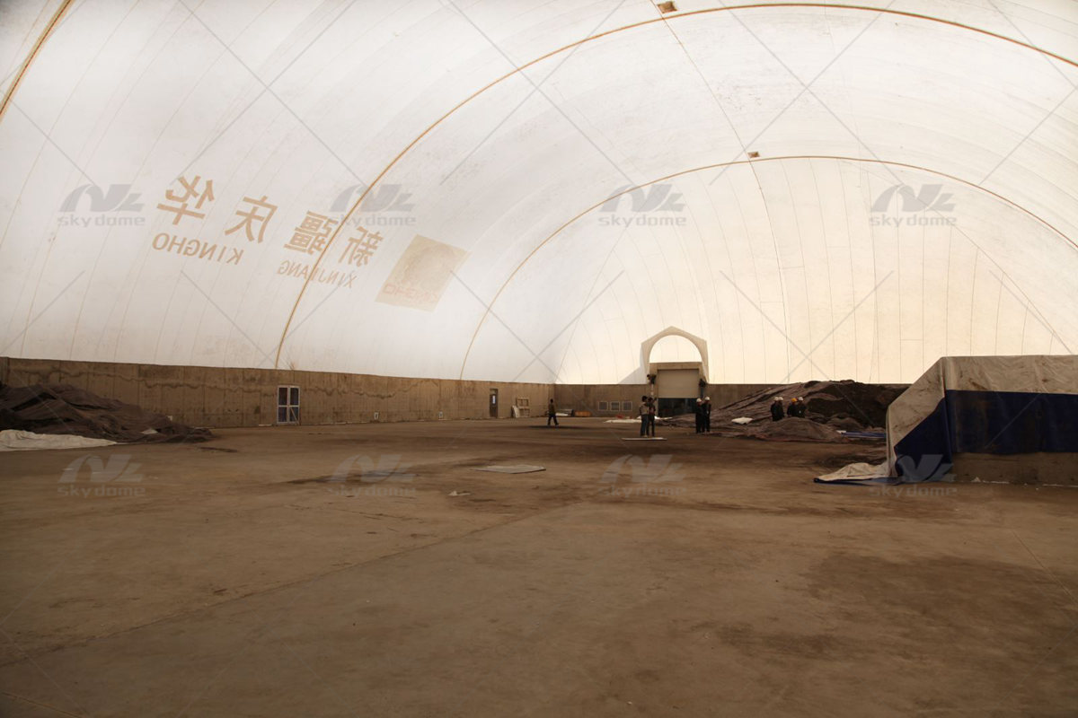 air dome for storage vzduchová kupole pro skladování