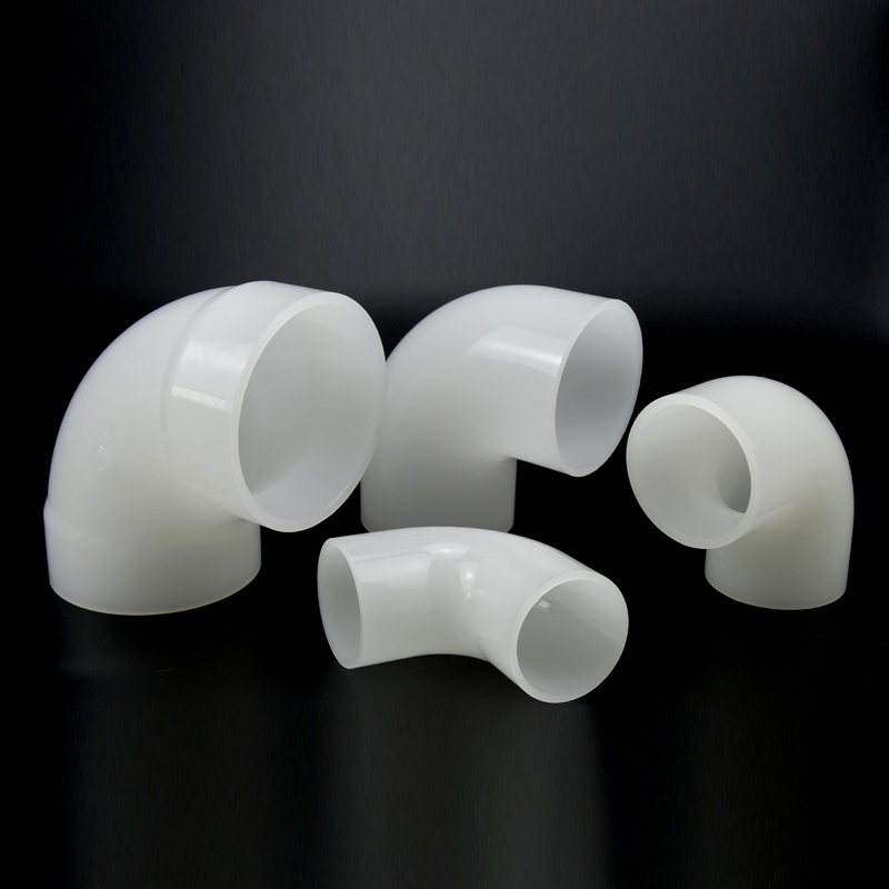 DN20-DN110 Corrosion-Resistant PVDF 90° Bend for Chemical रसायन के लिए DN20-DN110 संक्षारण प्रतिरोधी PVDF 90° मोड़
