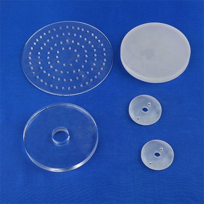 Optical high transmittance quartz glass substrate Substrato di vetro al quarzo ottico ad alta trasmittanza
