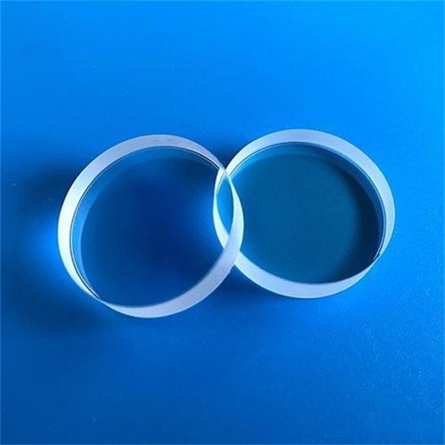 High transmittance concave lens quartz glass plate Quarzglasplatte mit hoher Durchlässigkeit und konkaver Linse