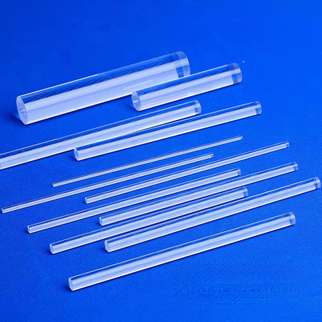 Why is it recommended to use quartz rods for optical instruments Perché è consigliato l'utilizzo di bacchette di quarzo per strumenti ottici