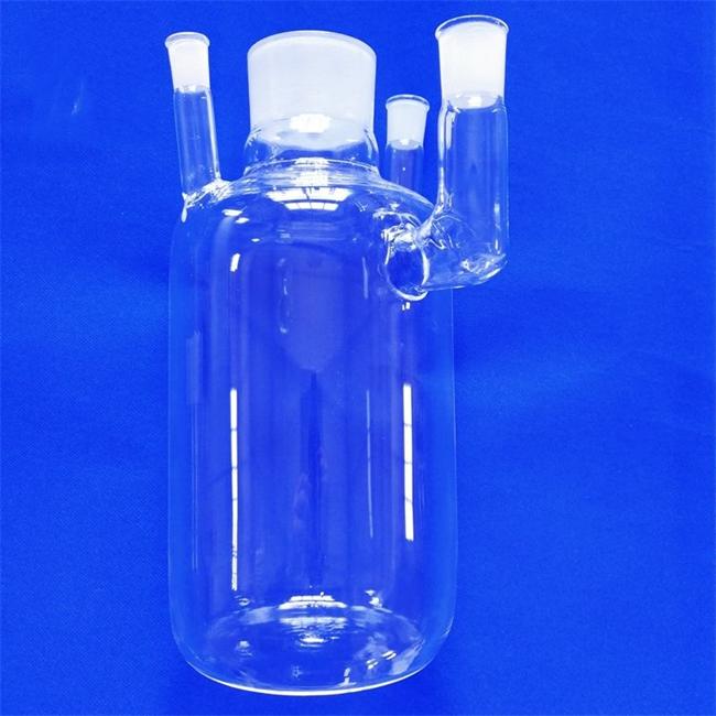 Transparent chemical reaction quartz distillation bottle wholesaler تاجر الجملة لزجاجة التقطير الكوارتز التفاعل الكيميائي الشفاف