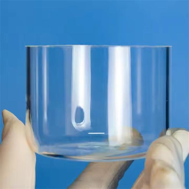 Transparent cylindrical quartz crucible Wholesaler بوتقة كوارتز أسطوانية شفافة تاجر الجملة
