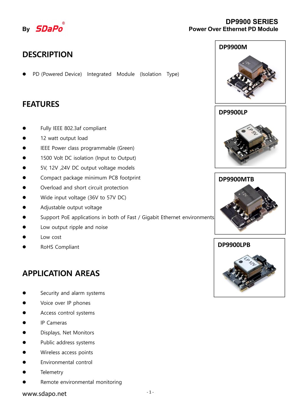 DP9900 202511Datasheet_01 DP9900 202511Scheda tecnica_01