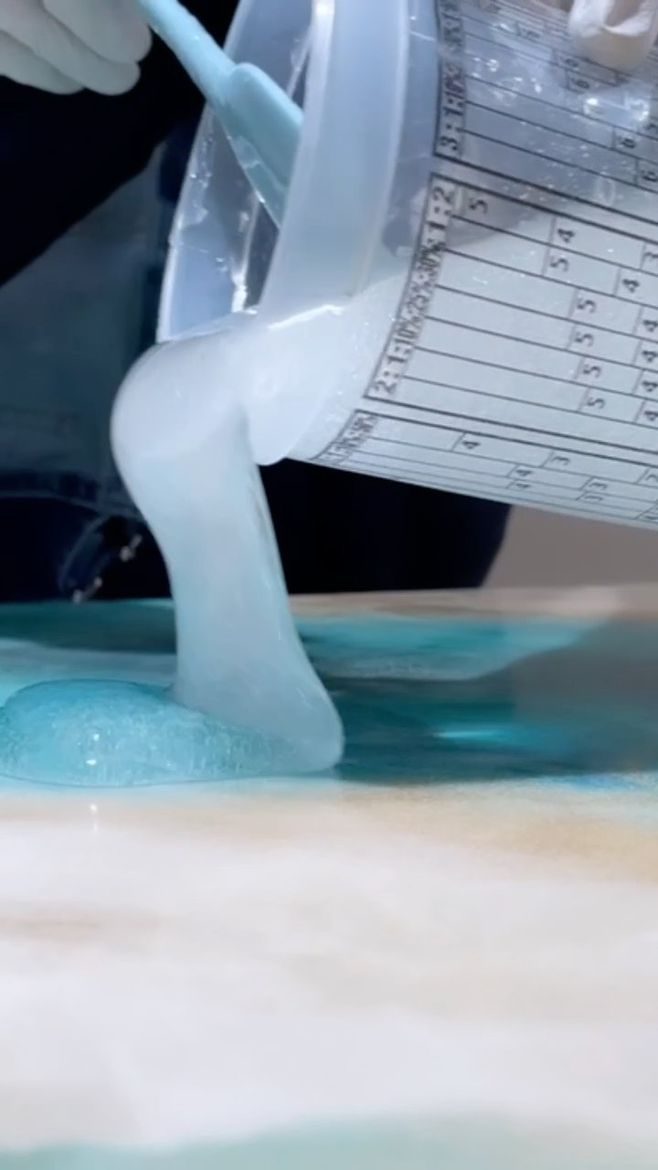 (Water based resin and solvent-free bonding technology) (Wasserbasierte Harz- und lösungsmittelfreie Klebetechnologie)