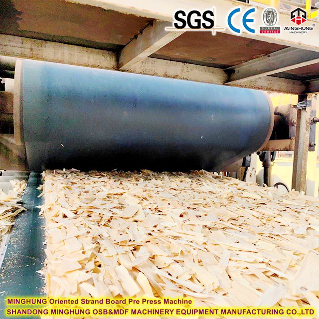 MINGHUNG Oriented Strand Board Pre Press Machine OSB Cold Press Машина за предварително пресоване на ориентирани плоскости от MINGHUNG OSB студено пресоване