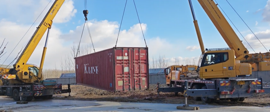 Container Style Cremation Machine for Crematorium Machine de crémation conteneurisée