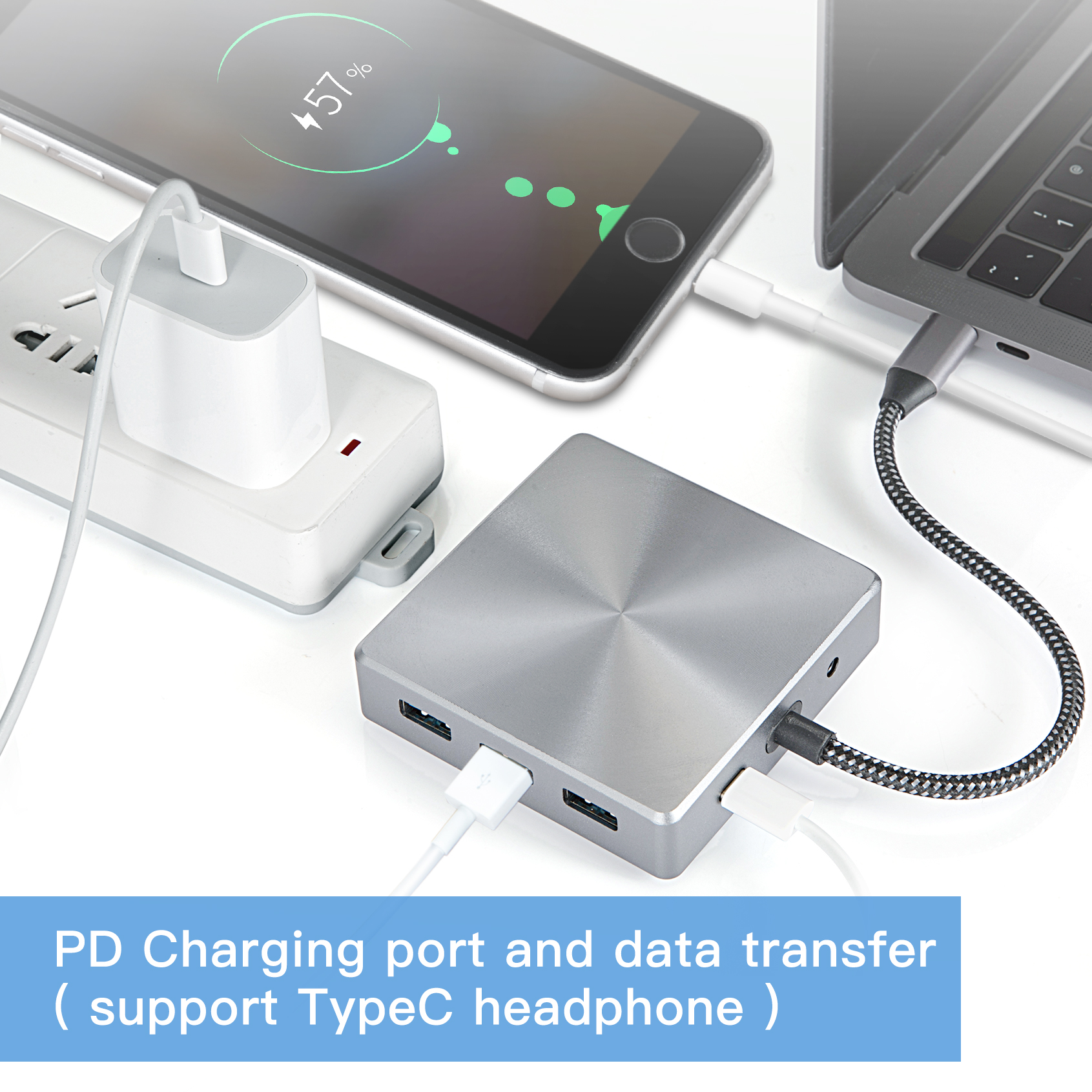 9 in 1 usb c hub 9 合 1 USB C 集線器