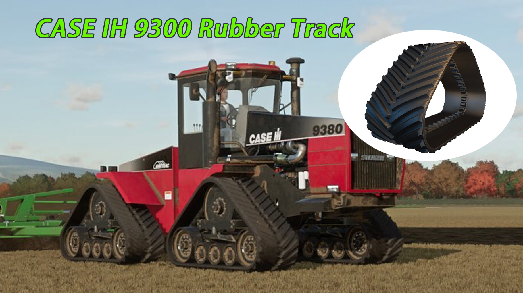 CASE 9300 고무 트랙