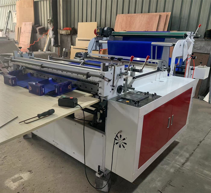 paper sheet cutting machine Papierblattschneidemaschine