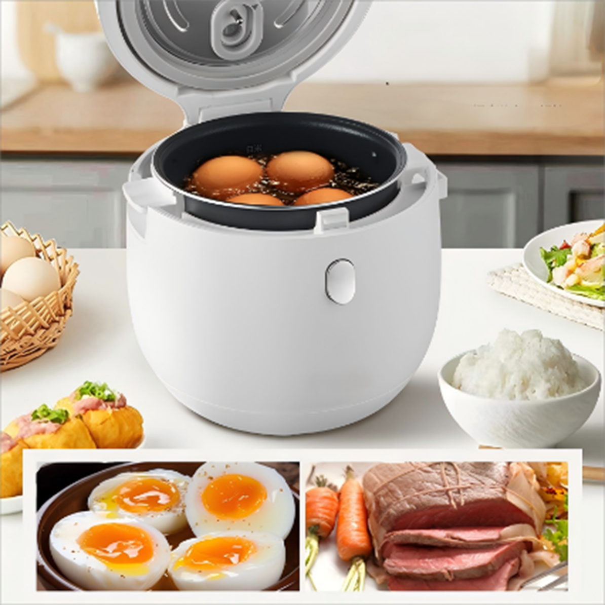 Rijstkoker met slowcookingfunctie