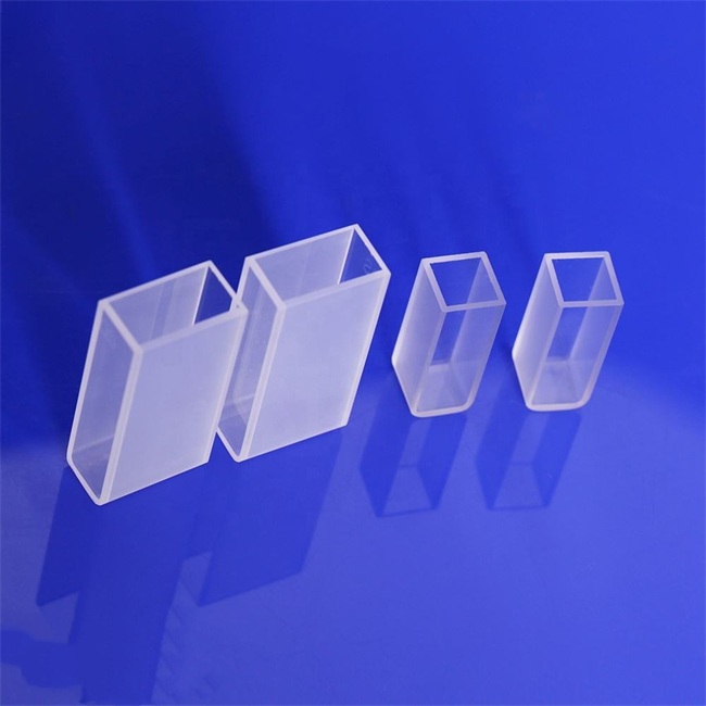 2-40mm laboratory quartz cuvette Cubeta de cuarzo de laboratorio de 2-40 mm