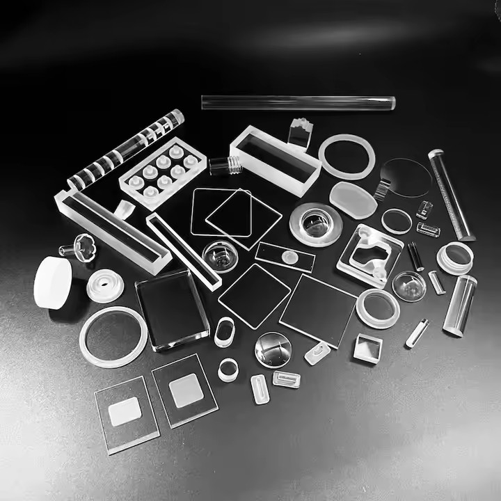 0.5-100 mm high temperature resistant transparent quartz plate لوح كوارتز شفاف مقاوم لدرجات الحرارة العالية 0.5-100 ملم