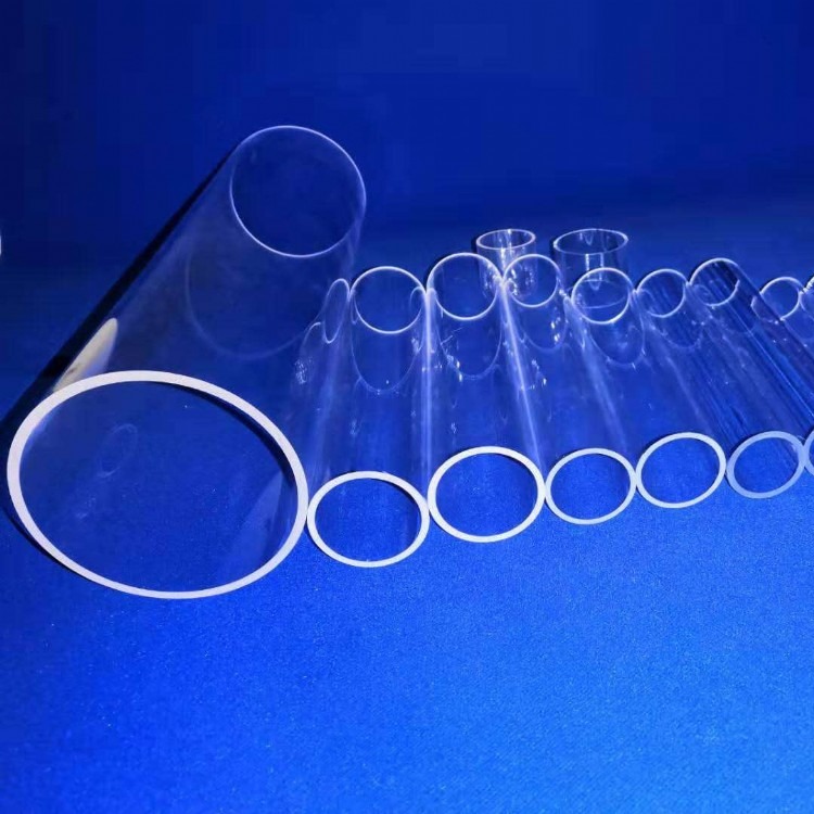High purity quartz tube for 1500 ° C furnace أنبوب كوارتز عالي النقاء لفرن 1500 درجة مئوية