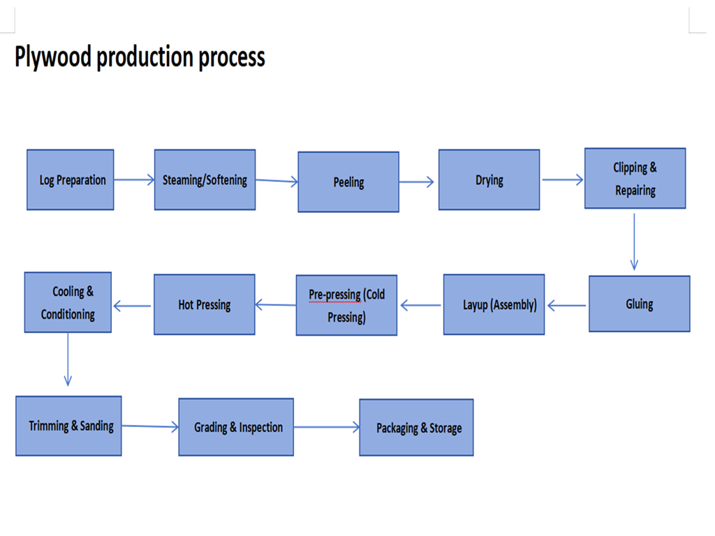 plywood production line proces produkcji sklejki