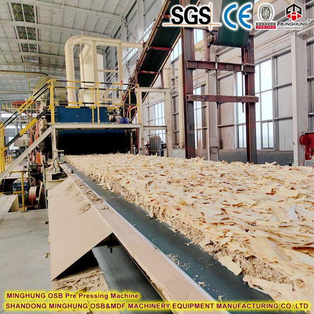 MINGHUNG OSB Pre Pressing Machine MINGHUNG OSB машина за предварително пресоване