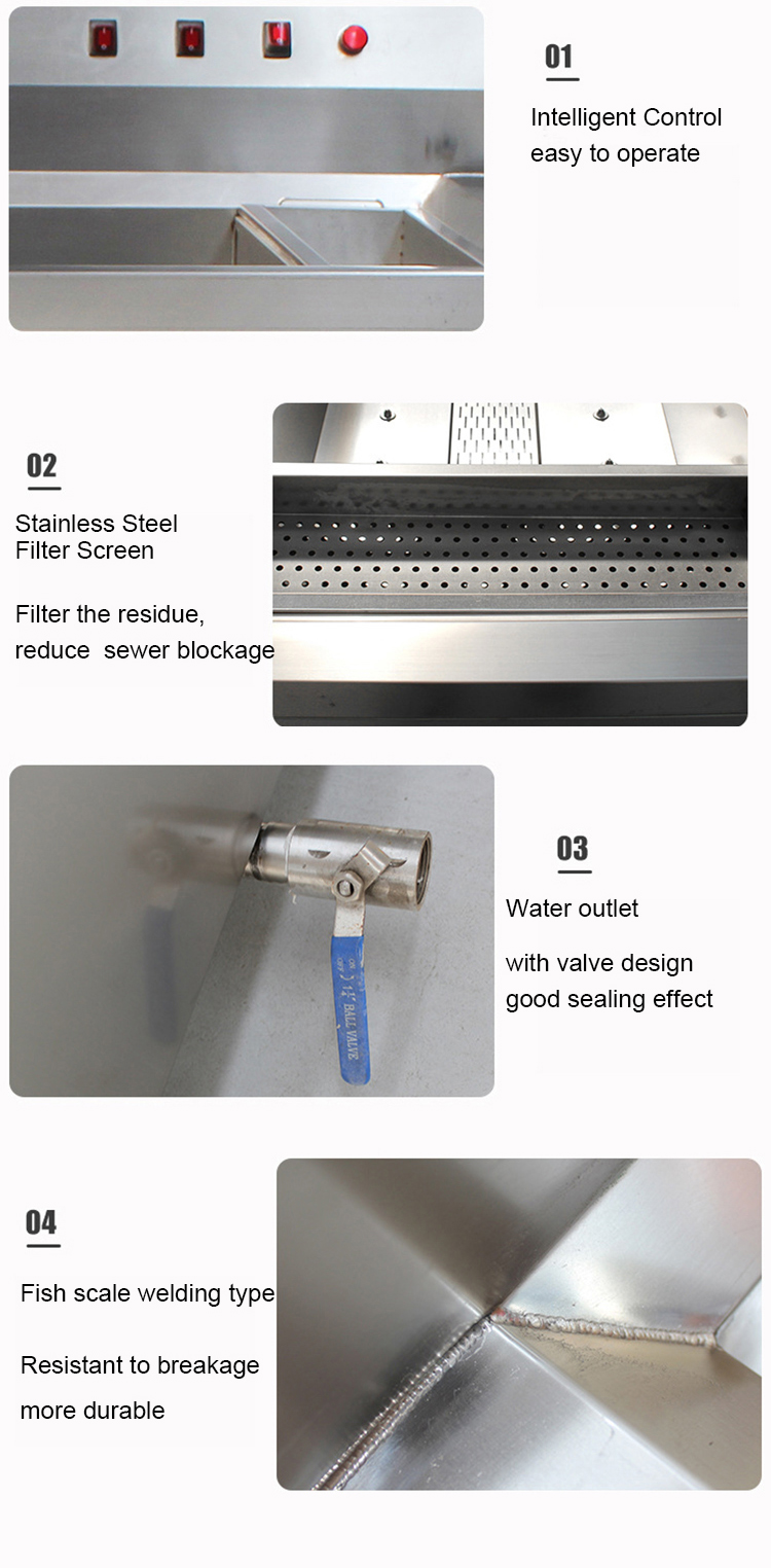 Large-Capacity Ozone Fruit Veg Washer Lavatrice per frutta e verdura con ozono di grande capacità