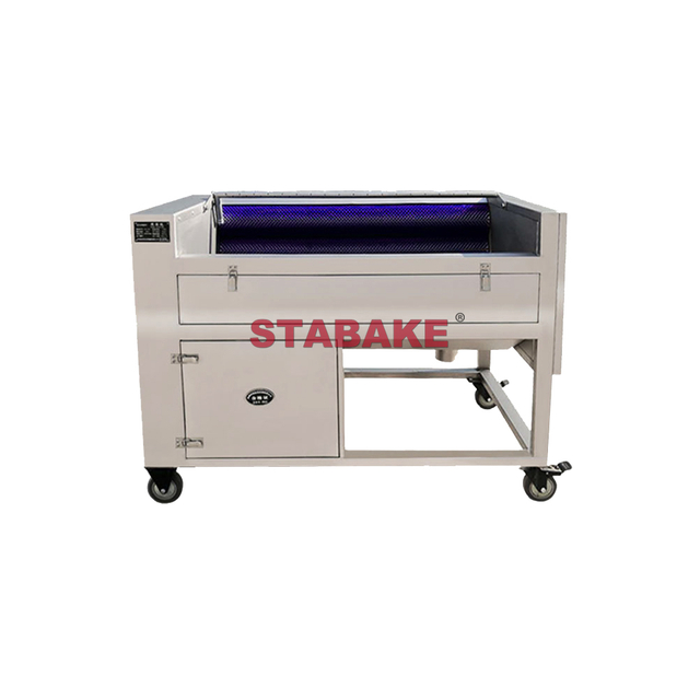 Полная машина для мытья и очистки корнеплодов из нержавеющей стали SS304