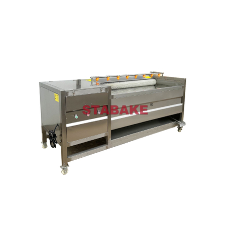 Машина для очистки и очистки роликовых щеток для картофеля высокой производительности