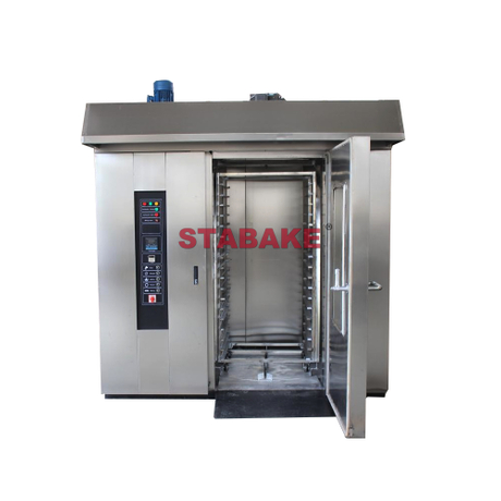 Хлебопекарная машина с вращающейся стойкой для выпечки хлеба, печенья, сладкого печенья, 16/32/64 лотков