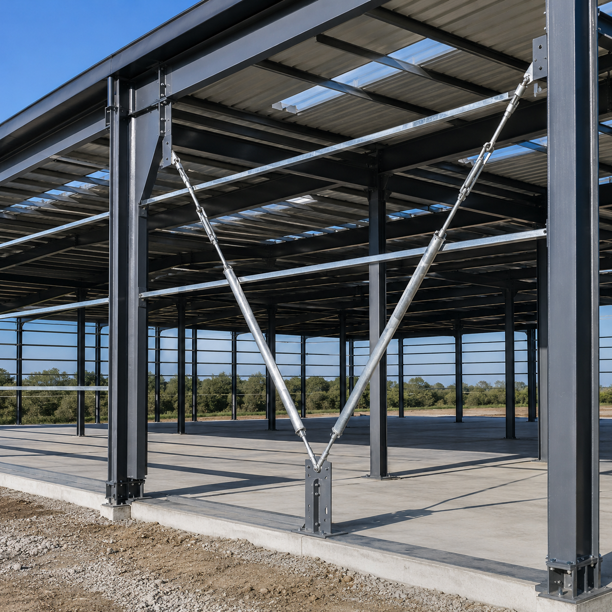 Steel Bracing System (14) Stahlverstrebungssystem (14)
