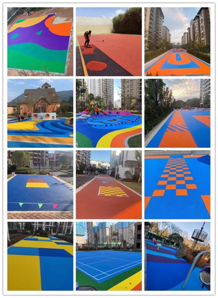 Color EPDM Granules application 컬러 EPDM 과립 적용